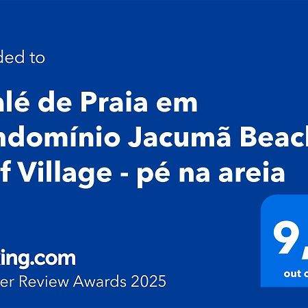 Chale De Praia Em Condominio Jacuma Beach & Golf Village - Pe Na Areia المظهر الخارجي الصورة