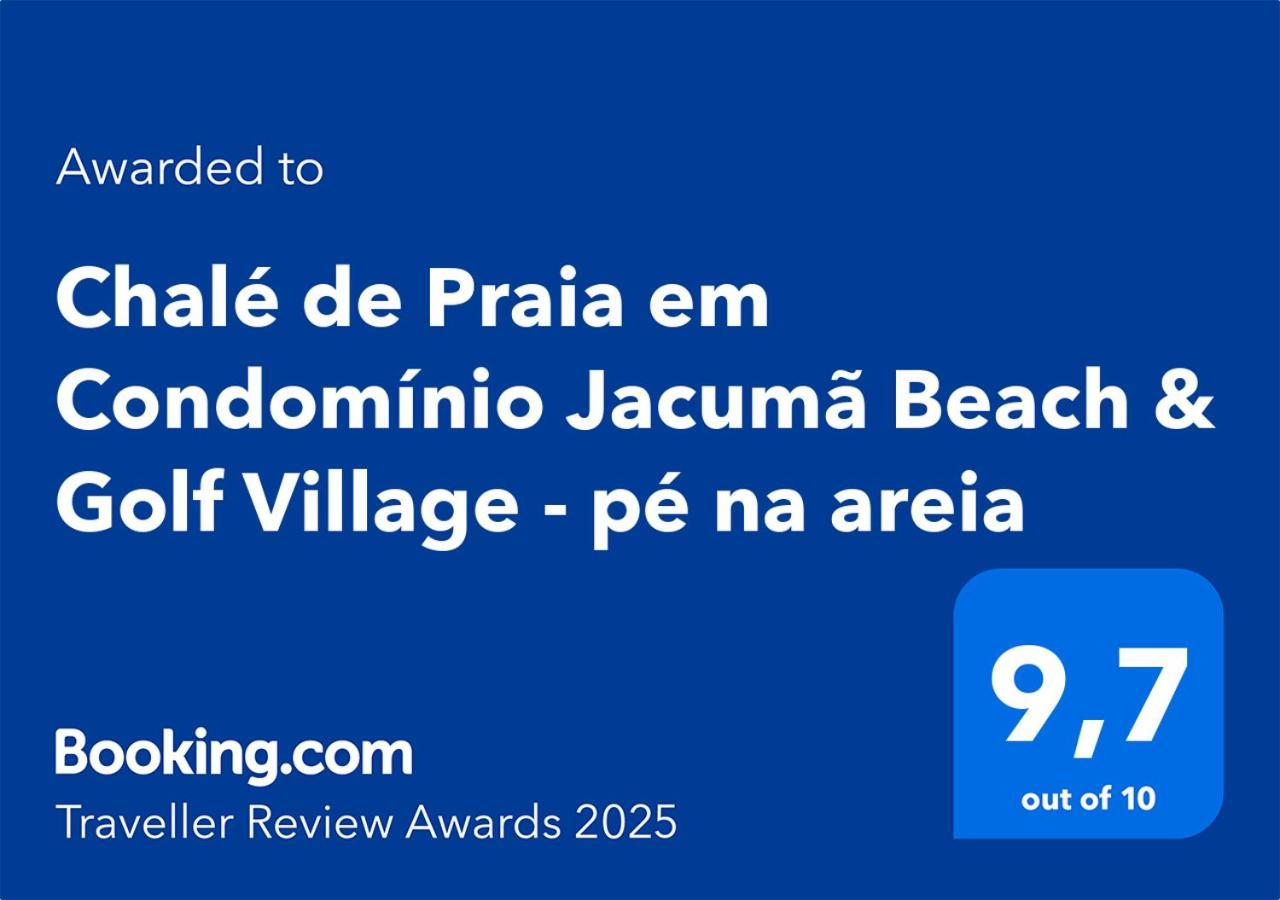 Chale De Praia Em Condominio Jacuma Beach & Golf Village - Pe Na Areia المظهر الخارجي الصورة